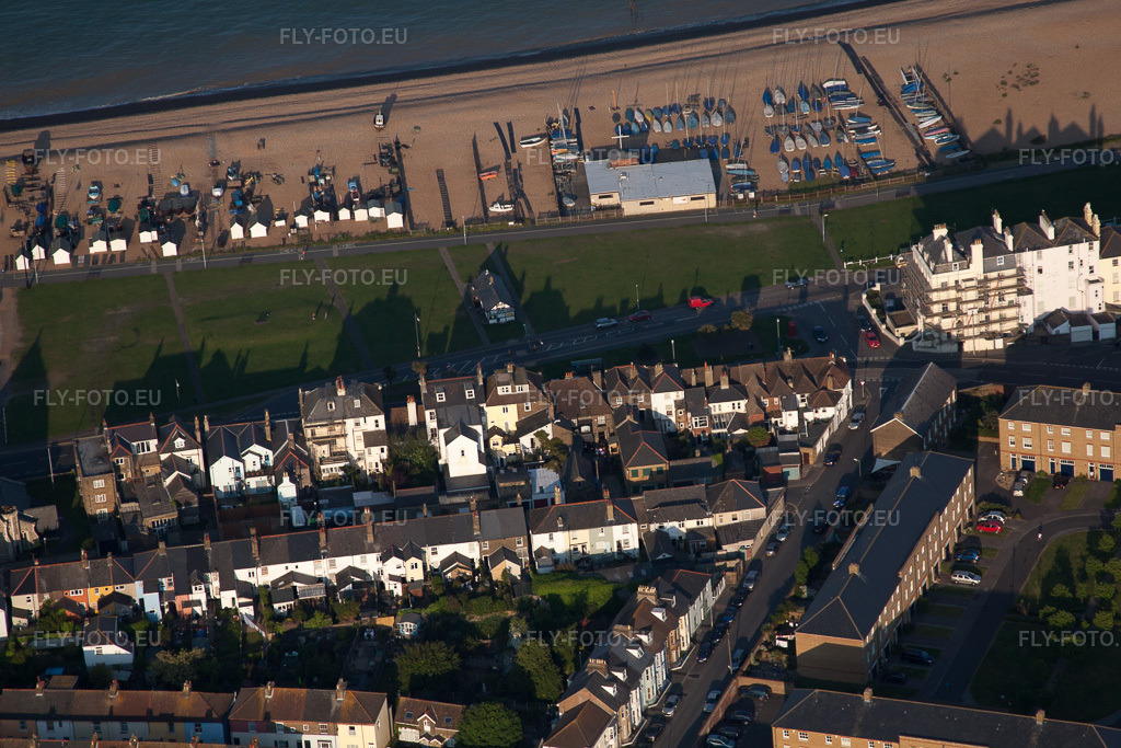 Vue aérienne: Vue de la ville à Deal dans le département Angleterre, Grande Bretagne. Photo: IMG_50799.jpg prise le 27/05/2012 par Werner Riehm/FLY-FOTO.euRésolution de l'original: 4752 x 3168 px