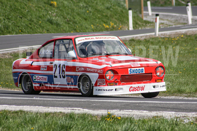 Rechberg Hill Climb 2008 – Motorsport Event in Austria | Rechberg Hill Climb 2008 in Tulwitz, Styria, Austria. The image shows MICHL Josef (CZE) SKODA 130 RS, #216.     