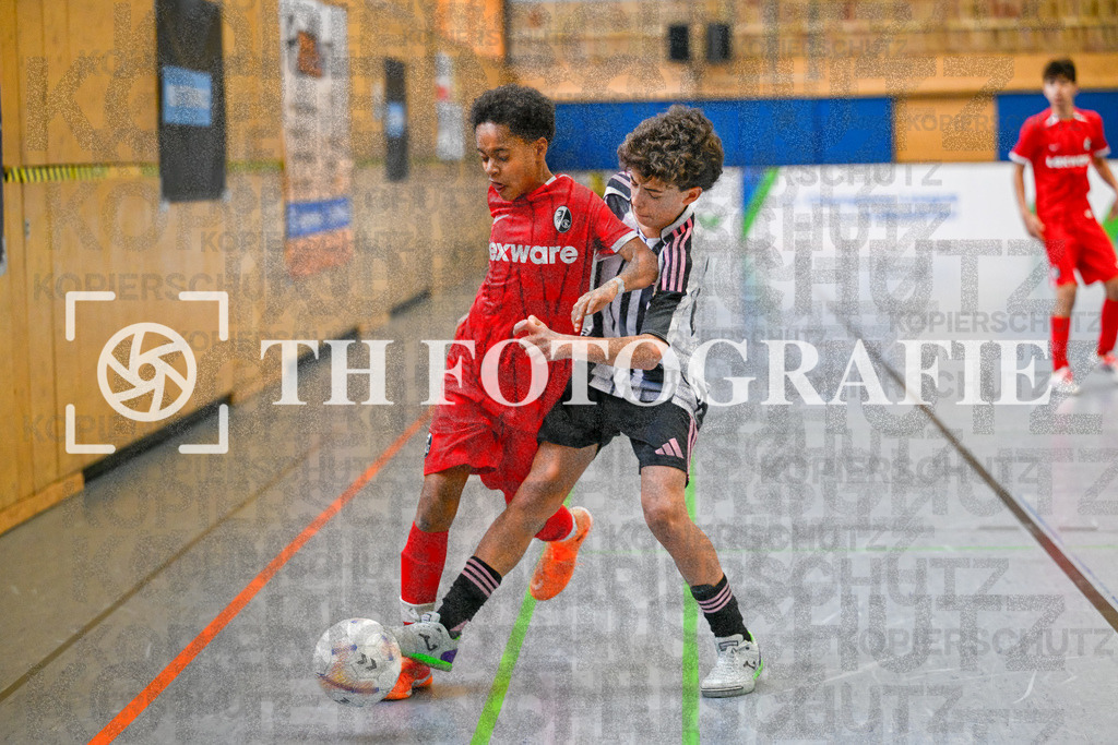 GER, Juventus Turin - SC Freiburg, Fussball, U14 Hallenturnier, PS-Immo-Cup 2026, 18.01.2026 | Juventus, Freiburg