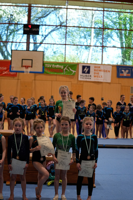 20260425 Gerätturnen  Vormittag Siegerehrung | Landkreismeisterschaften Erding 2026Datum: 20260425Ort: Erding(DE) - Sempt-Sport-HalleFotograf: Christian Habel