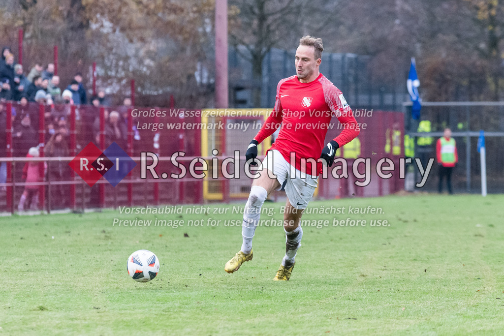 Fußball, Saison 2022/23, Regionalliga Nord, HSV II - TSV Havelse, Wolfgang-Meyer-Stadion (Hamburg), 03.12.2022, 21. Spieltag | Julius Langfeld (#8, Havelse)