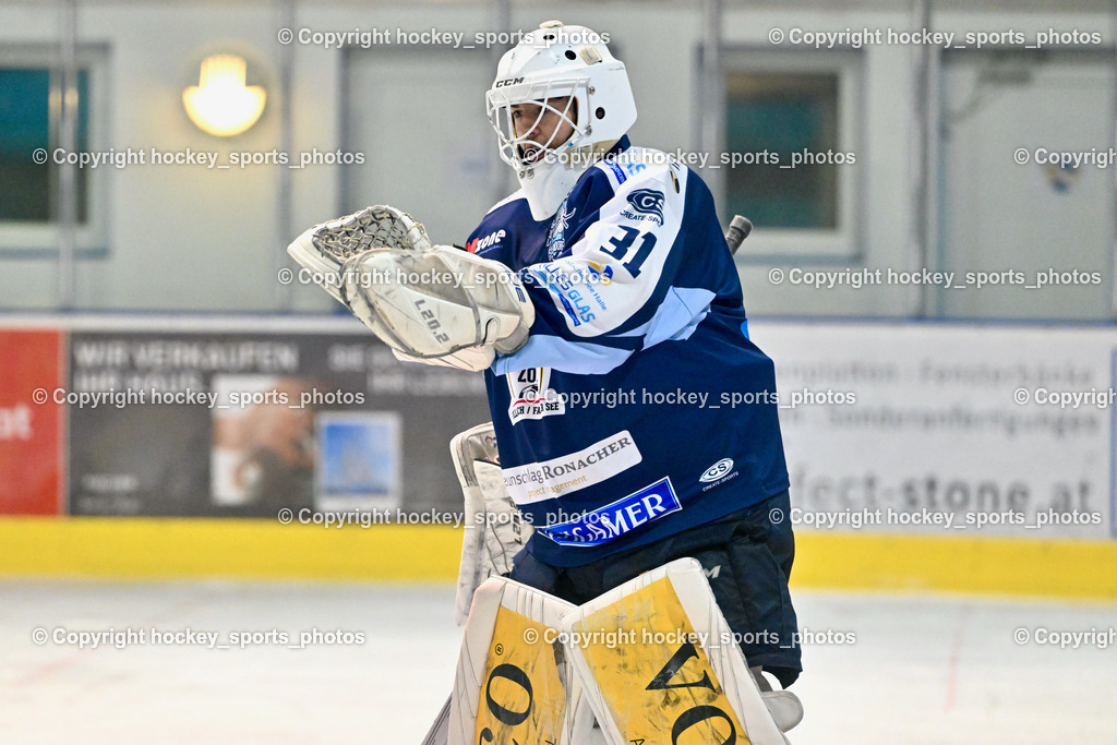 ESC Steindorf vs. EC Hornets Spittal 25.2.2024 | #31 Steiner Paul ESC Steindorf, ESC Steindorf vs. EC Hornets Spittal 25.2.2024, ESC Steindorf vs. EC Hornets Spittal 25.2.2024 am 25.02.2024 in Steindorf (Ossiachersee Halle), Austria, (Photo by Bernd Stefan)