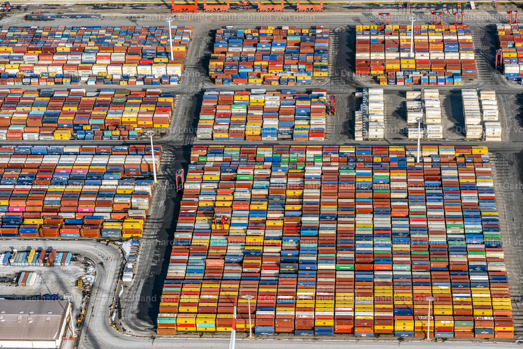 4044641 | farbige Container , Container Terminals, Hafen, Freie und Hansestadt Hamburg