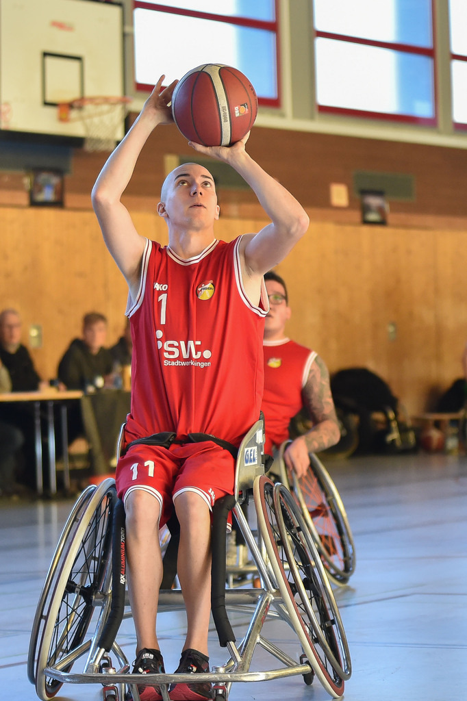2024-10-26-0330 | RSKV Tuebingen vs. Hannover United 2, Rollstuhlbasketball, 2. Bundesliga Sued, 3. Spieltag, Saison 2024/2025, 26.10.2024, Foto: Ralph Kunze - Realisiert mit Pictrs.com