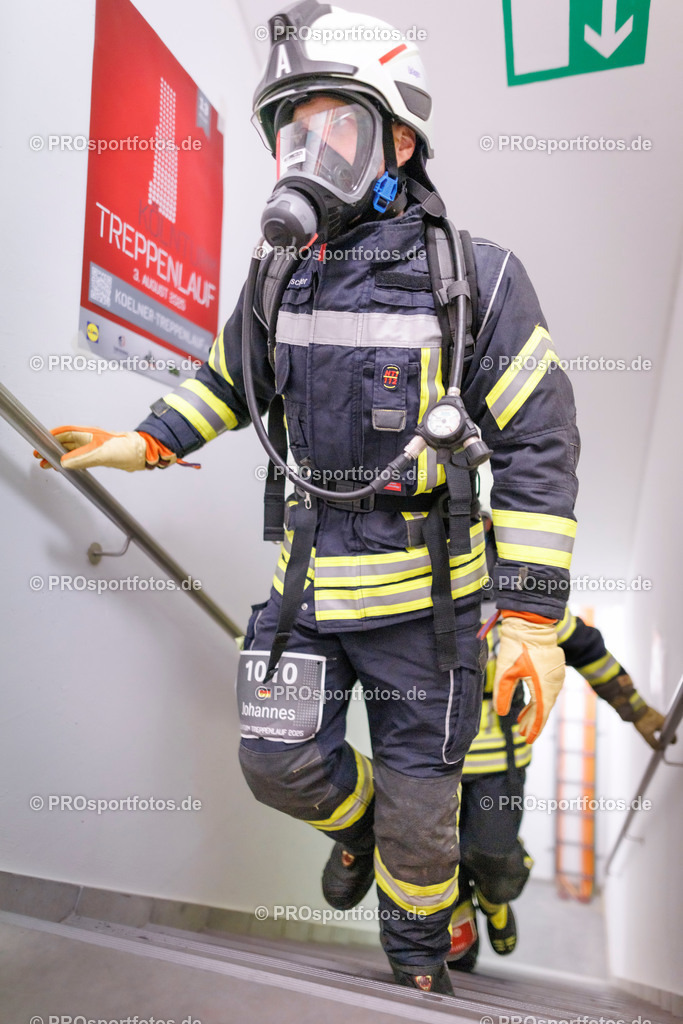 KölnTurm Treppenlauf; Köln, 03.08.2025 | Impressionen vom KölnTurm Treppenlauf am 03.08.2025 in Köln (Nordrhein-Westfalen). 