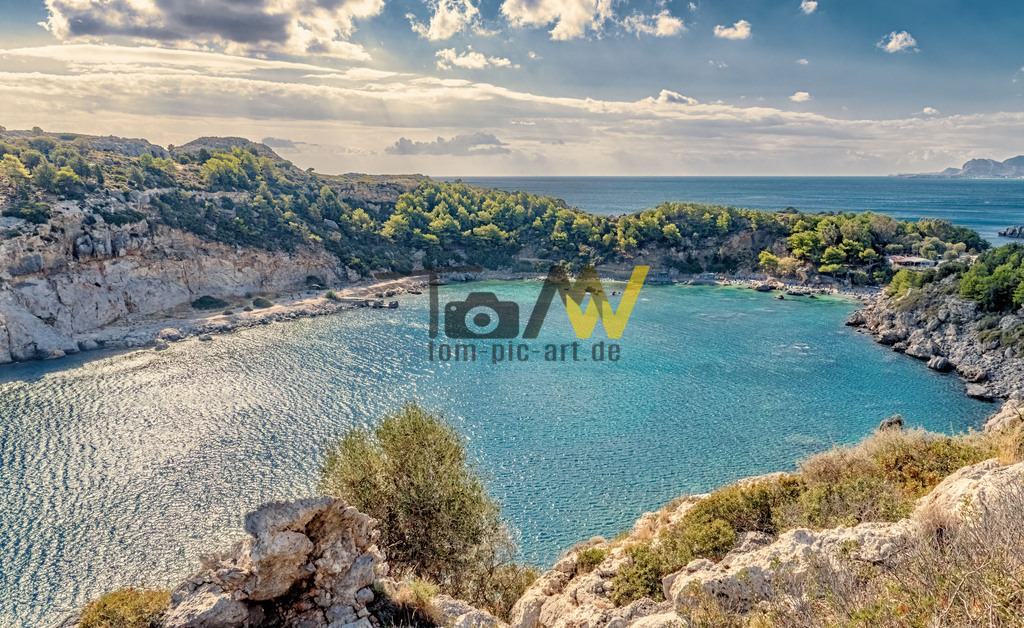  Die Anthony-Quinn-Bucht - Rhodos Griechenland |  Die Anthony-Quinn-Bucht ist nur der umgangsprachliche Name für die Vagies-Bucht an der Ostküste von Rhodos - Realisiert mit Pictrs.com