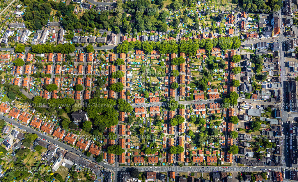 Oberhausen220800735 | Luftbild, Siedlung Stemmersberg, ehemalige Bergarbeitersiedlung, Eisenheim, Oberhausen, Ruhrgebiet, Nordrhein-Westfalen, Deutschland