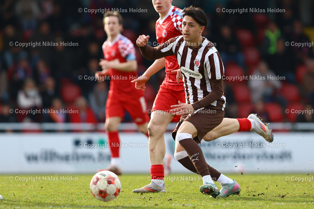 NH_FCEiintrachtNorderstedt_FCStPauliU23_RegionalligaNord_08032026 | #17 Haron Sabah (FC St. Pauli U23)Fußball I Herren I Regionalliga Nord I Saison 2025-2026 I 25. Spieltag I FC Eintracht Norderstedt - FC St. Pauli I 08.03.2026 I Edmund-Plambeck-Stadion
