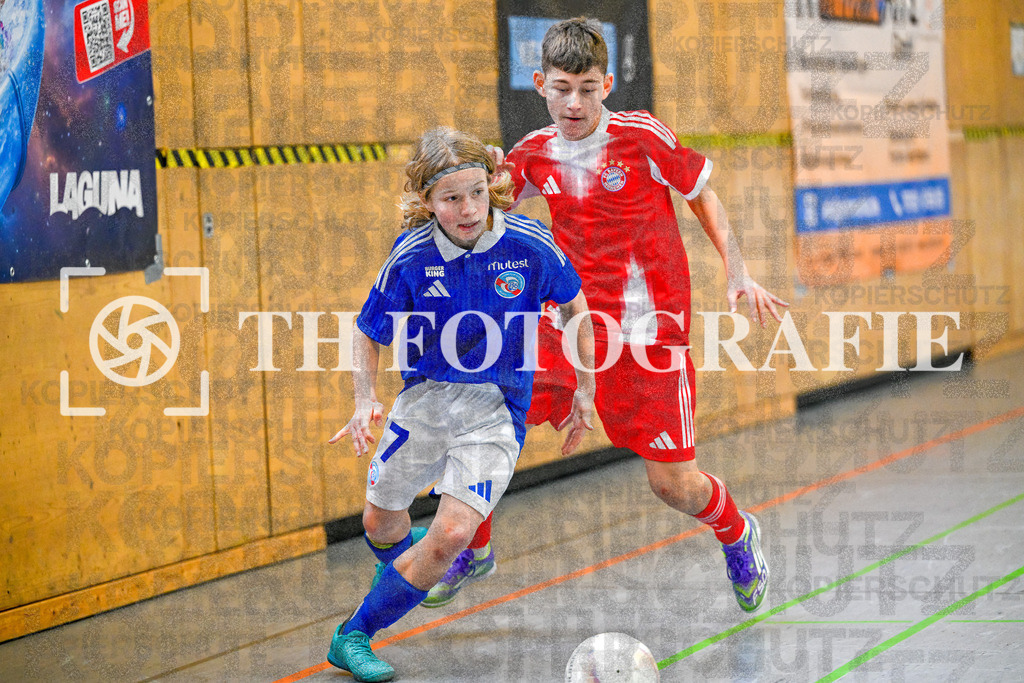 GER, FC Bayern - Strasbourg, Fussball, U14 Hallenturnier, PS-Immo-Cup 2026, 18.01.2026 | FC Bayern - Strasbourg