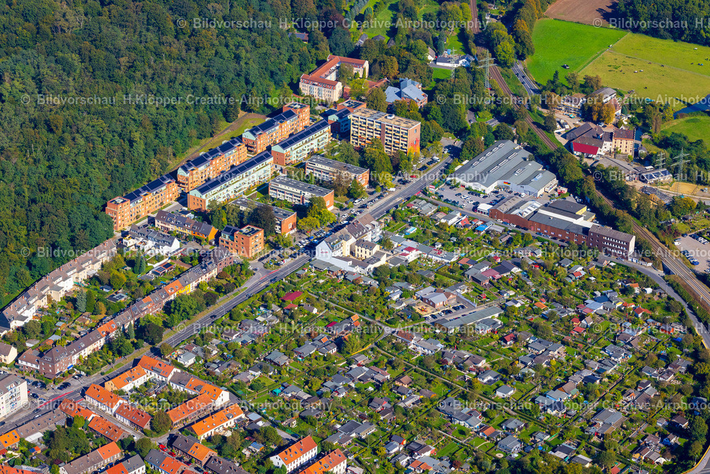 Luftbilder Düsseldorf-5055 | Luftbilder Rheinhaussiedlung Morper Straße - Realisiert mit Pictrs.com