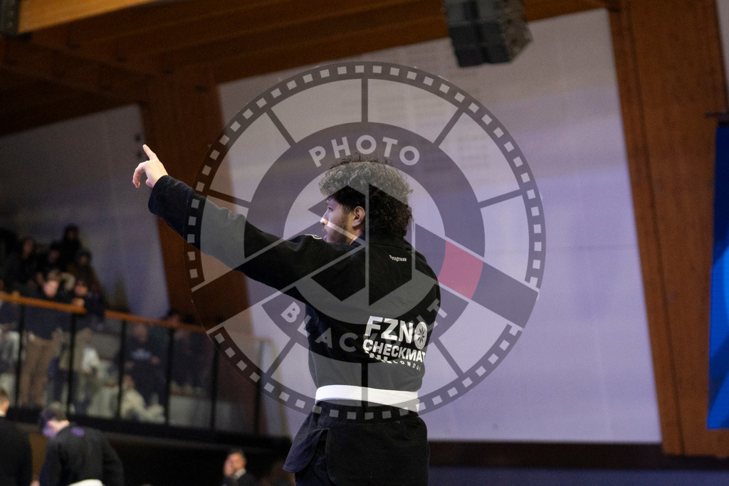 20240119PBB0878 | Fighters compete during the IBJJF European Championship in Paris, France, on January 19, 2024.