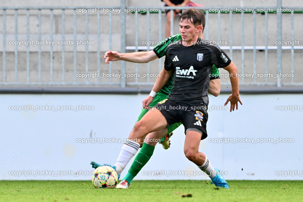 SC Landskron vs. Thal Assling  | #10 Julian Jakob Moser Thal Assling, SC Landskron vs. Thal Assling , SC Landskron vs. Thal Assling  am 09.08.2024 in Villach (Sportanlage Landskron), Austria, (Photo by Bernd Stefan)