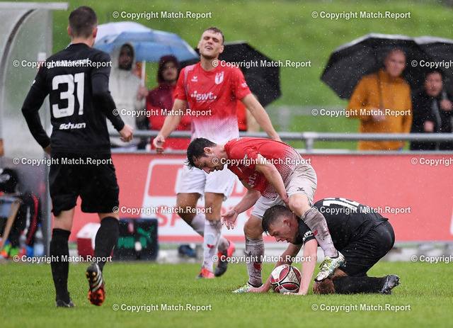 Fussball Verbandsliga 2021/2022: TSG Tuebingen - FC Holzhausen | Fussball  Verbandsliga  2021/2022    07.08.2021TSG Tuebingen - FC HolzhausenDavid Friedrich (TSG Tuebingen, Mitte) gegen Marius Helmke (FC Holzhausen, re) FOTO: ULMER PressebildagenturxxNOxMODELxRELEASExx