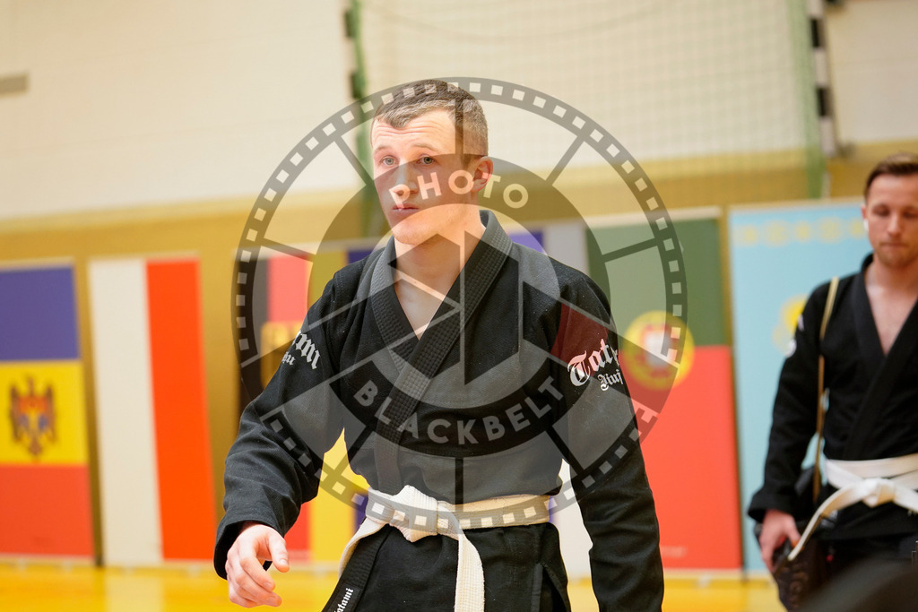 20240203PBB07584 | Fighters compete during the Brazilian Jiu-Jitsu Championship of the AJP Tour in Maintal by Frankfurt am Main, Germany, on February 2, 2024.
