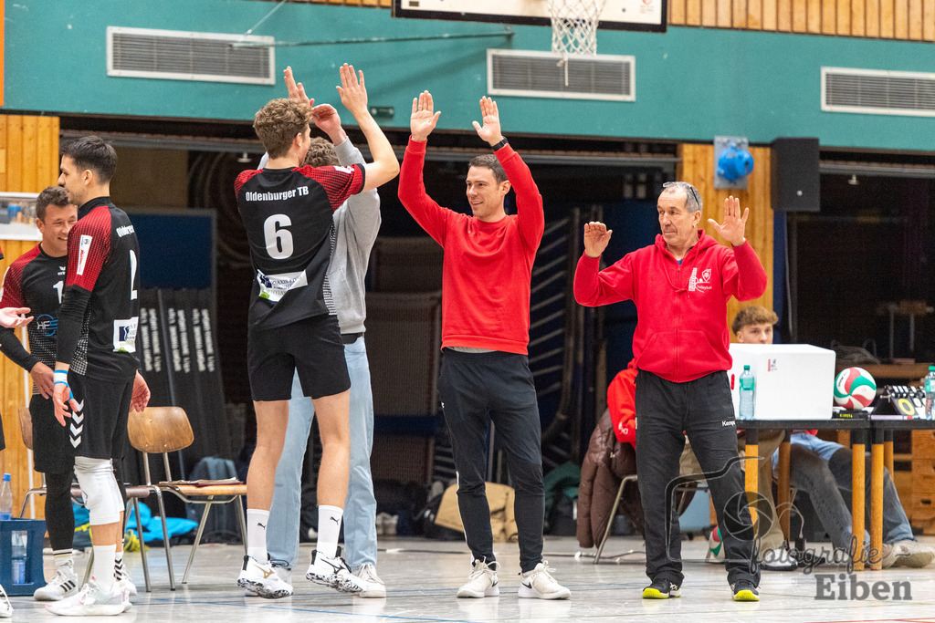 Oldenburger TB-VSG Ammerland | Volleyball Regionalliga; Oldenburger TB-VSG Ammerland am 24.01.2026 in Oldenburg (Sporthalle Haarenesch), Photo: Philip Eiben 2026 - Realisiert mit Pictrs.com