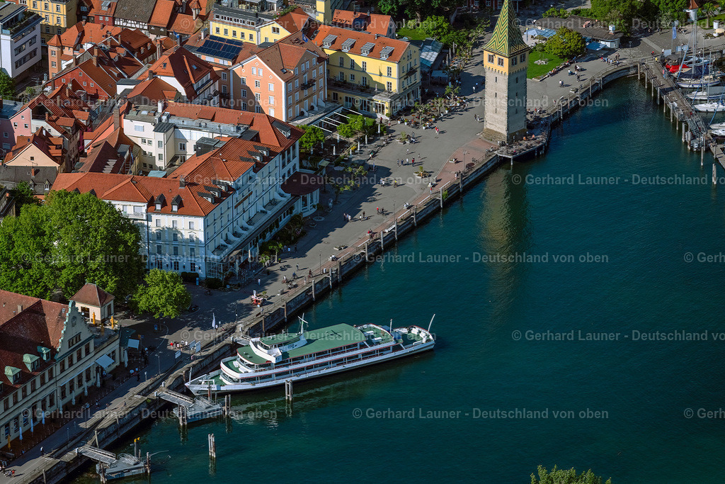 4028229 | LINDAU (BODENSEE) 17.05.2020 Tourismus- Attraktion und Sehenswürdigkeit " Mangturm " in Lindau (Bodensee) am Bodensee im Bundesland Bayern, Deutschland. Weiterführende Informationen bei: Lindau Tourismus und Kongress GmbH. // Tourist attraction and sightseeing " Mangturm " in Lindau (Bodensee) at Bodensee in the state Bavaria, Germany. Further information at: Lindau Tourismus und Kongress GmbH. Foto: Gerhard Launer