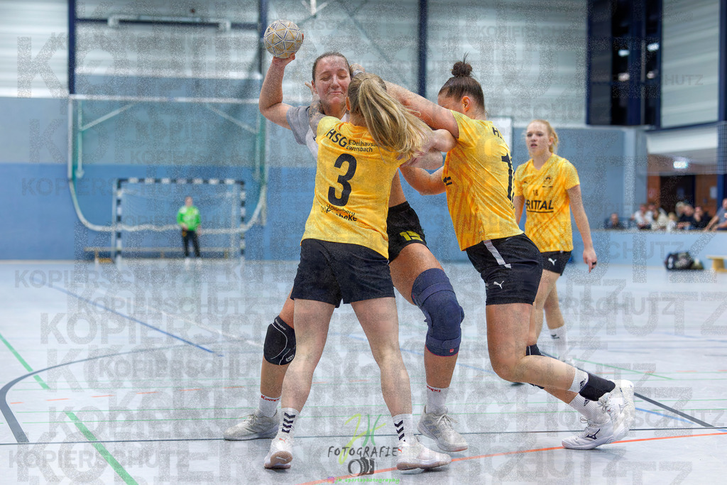 Frauen Oberliga Mitte (HHV); HSG Eibelshausen/Ewersbach - HSG Wettenberg II | Frauen Oberliga Mitte (HHV); HSG Eibelshausen/Ewersbach - HSG Wettenberg II am 13.12.2025 in Steinbrücken (Sporthalle am Hammerweiher)Photo © 2025 - Jörg Heinrich - Realisiert mit Pictrs.com