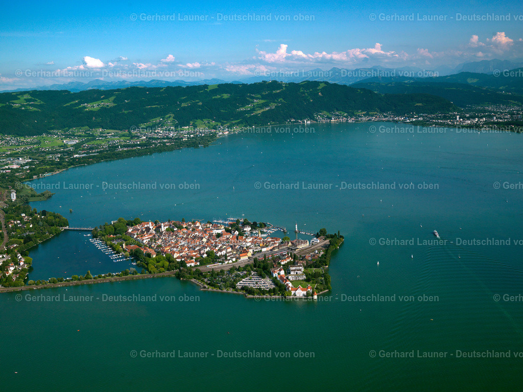 3076136 | Blick über Lindau am Bodensee in Richtung Südosten