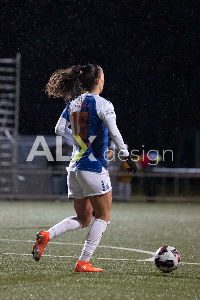 Fußball I Frauen I Saison 2025-2026 I AXA Women's Super League | Women I 14. Spieltag I Grasshoppers Club Zürich - FC Luzern I 14.02.2026 | 15 Marta Cazalla (ES) (GC Zürich) – Abwehr - Realisiert mit Pictrs.com