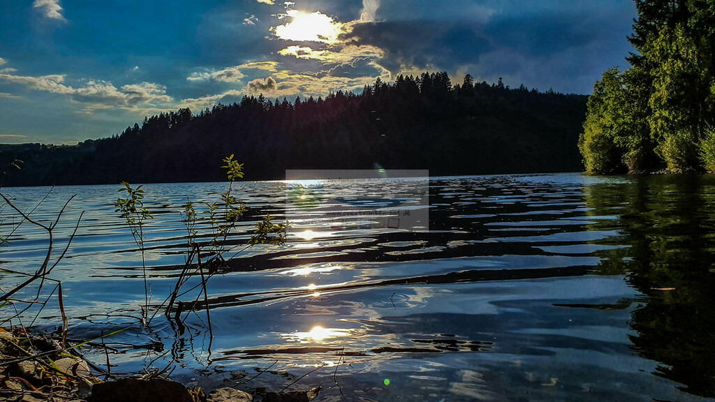 Ködeltalsperre Sonnenuntergang Sommer | Impressionen rund um Hochfranken - Frankenwald - Fichtelgebirge - Realisiert mit Pictrs.com