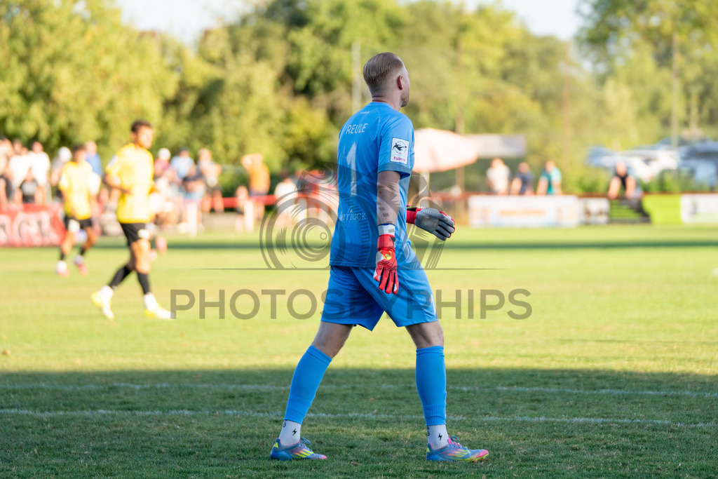 SSV Schwäbisch Hall vs. SG Sonnenhof Großaspach, Fussball, WFV-Pokal, 3. Runde, 11.08.2026 | Maximilian Reule (SG Sonnenhof Großaspach, #01),SSV Schwäbisch Hall vs. SG Sonnenhof Großaspach, Fussball, WFV-Pokal, 3. Runde, 11.08.2026