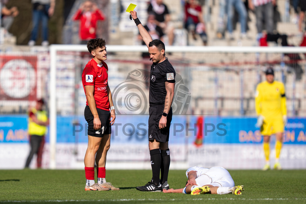 SG Sonnenhof Großaspach vs. KSV Hessen Kassel, Fussball, Regionalliga Südwest, 23. Spieltag, Saison 2025/2026, 07.03.2026 | Luca Damiano Molinari (SG Sonnenhof Großaspach, #21),SG Sonnenhof Großaspach vs. KSV Hessen Kassel, Fussball, Regionalliga Südwest, 23. Spieltag, Saison 2025/2026, 07.03.2026Foto: photosbyphips/Philip Ziegler