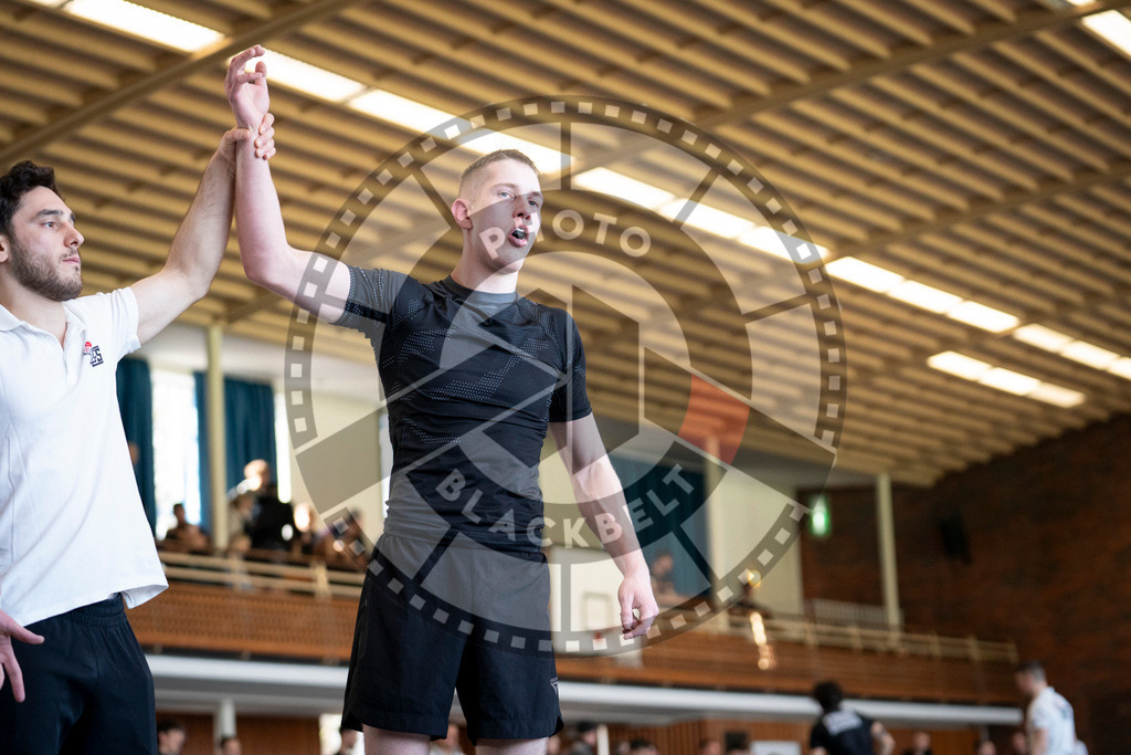 20240309PBB5721 | Fighters compete during the International Luta Livre (ILLCS) Spring Championship in Hannover, Germany, on March 9, 2024.