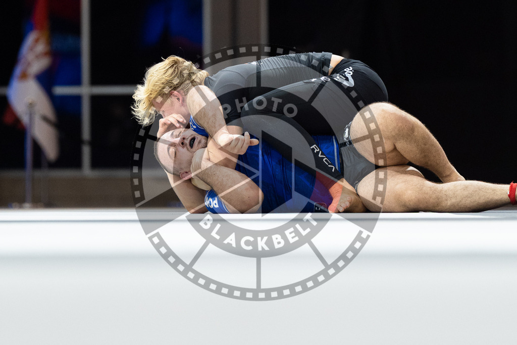 20260215PBB1345 | Fighters compete during the ADCC European Trials competition day 2 in Belgrade, Serbia, on February 15, 2026.