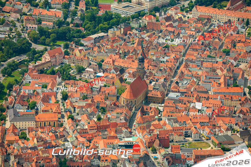 Luftaufnahme der Stadt Amberg - Die Luftaufnahme wurde 2025 vom UL-Flugzeug heraus erstellt ( keine Drohne ) - Hochauflösende Luftaufnahme - für professionelle Ausdrucke geeignet. Die Geschenkidee !Mit Lizenz und Bildrechte bestellbar