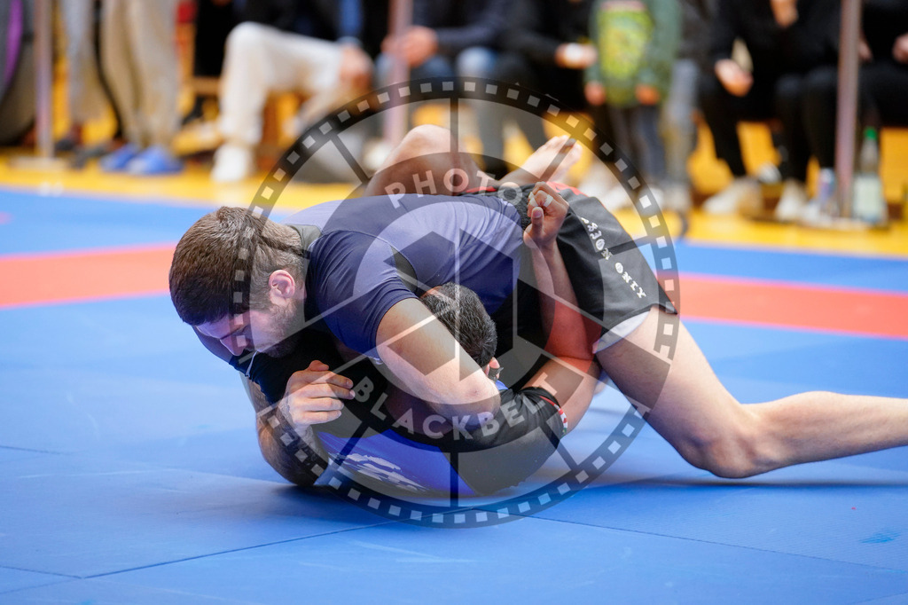 20240203PBB08093 | Fighters compete during the Brazilian Jiu-Jitsu Championship of the AJP Tour in Maintal by Frankfurt am Main, Germany, on February 2, 2024.