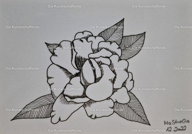 MaStroGa-160440 | Kunstdruck von handgemalter Postkarte. | Art print from hand painted postcard. - Realisiert mit Pictrs.com