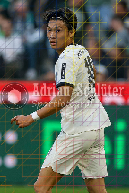 Borussia Mönchengladbach vs Eintracht Frankfurt - Bundesliga  | Mönchengladbach, Deutschland, 27.09.25:   Shuto Machino (Borussia Mönchengladbach) schaut waehrend des Spiels der Bundesliga zwischen Borussia Mönchengladbach vs Eintracht Frankfurt im Stadion im Borussia Park(Foto von Brauer-Fotoagentur / Adrian Schlueter)