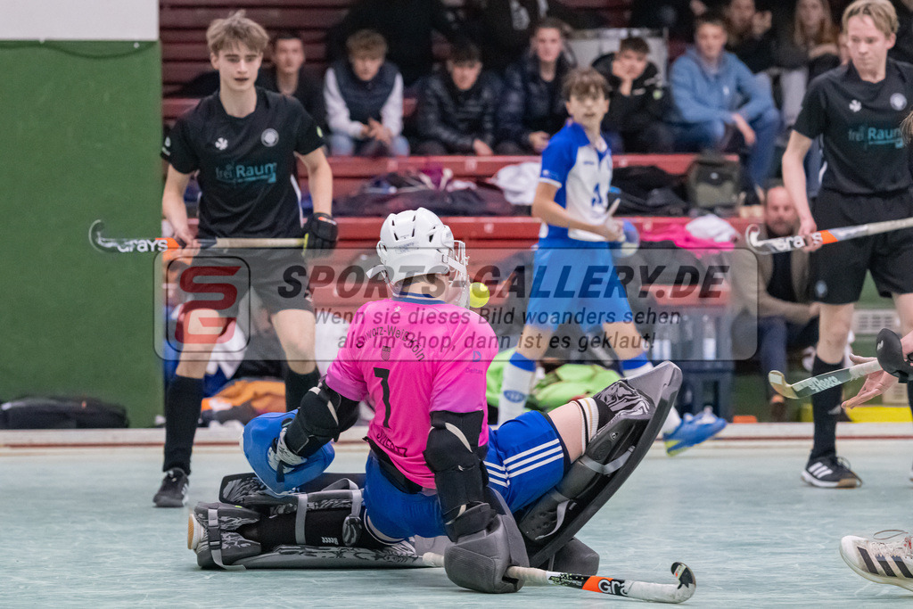 HK_20230304_105757-2 | Deutsche Meisterschaft MU16 Großflottbeker THGC - Schwarz-Weiß Köln am 4.3.2023 RWK, Köln ,