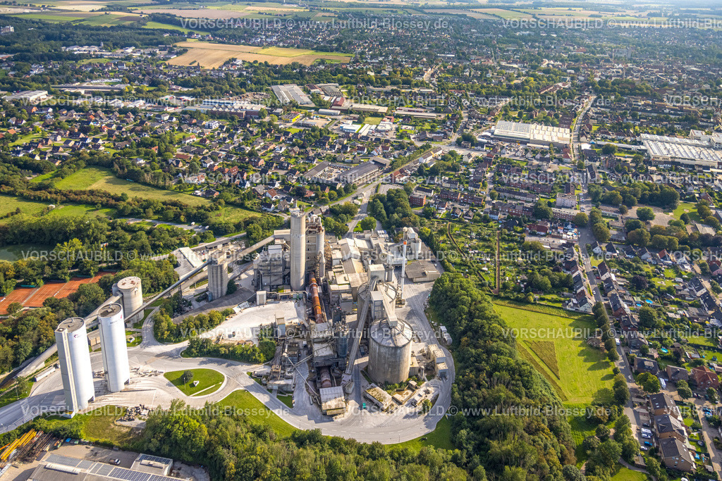 Beckum230805163 | Luftbild, Holcim WestZement GmbH, Beckum, Münsterland, Nordrhein-Westfalen, Deutschland