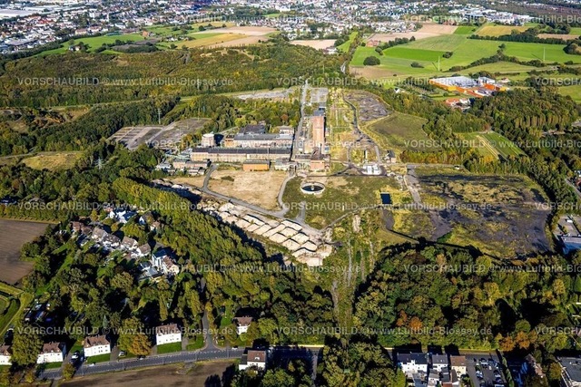 Hamm241006866 | Luftbild, ehemaliges Bergwerk Ost Heinrich Robert mit Neugestaltung CreativRevier Hamm, Stadtbezirk Pelkum, Hamm, Ruhrgebiet, Nordrhein-Westfalen, Deutschland