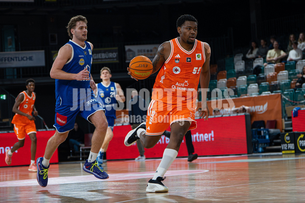 Basketball I Herren I Saison 2025-2026 I 2. Bundesliga ProB Nord I 23. Spieltag I RASTA Vechta II - EN Baskets Schwelm I 7641 | jns.sportfotos - Realisiert mit Pictrs.com