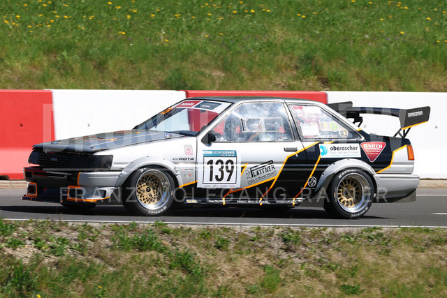 FIA European Hill Climb Championship – Rechberg 2026 | FIA European Hill Climb Championship at Rechberg, held from 24 to 26 April 2026 near Tulwitz, Styria, Austria. The image shows Norbert STRASSER SEN. (AUT) Toyota Corolla AE86.