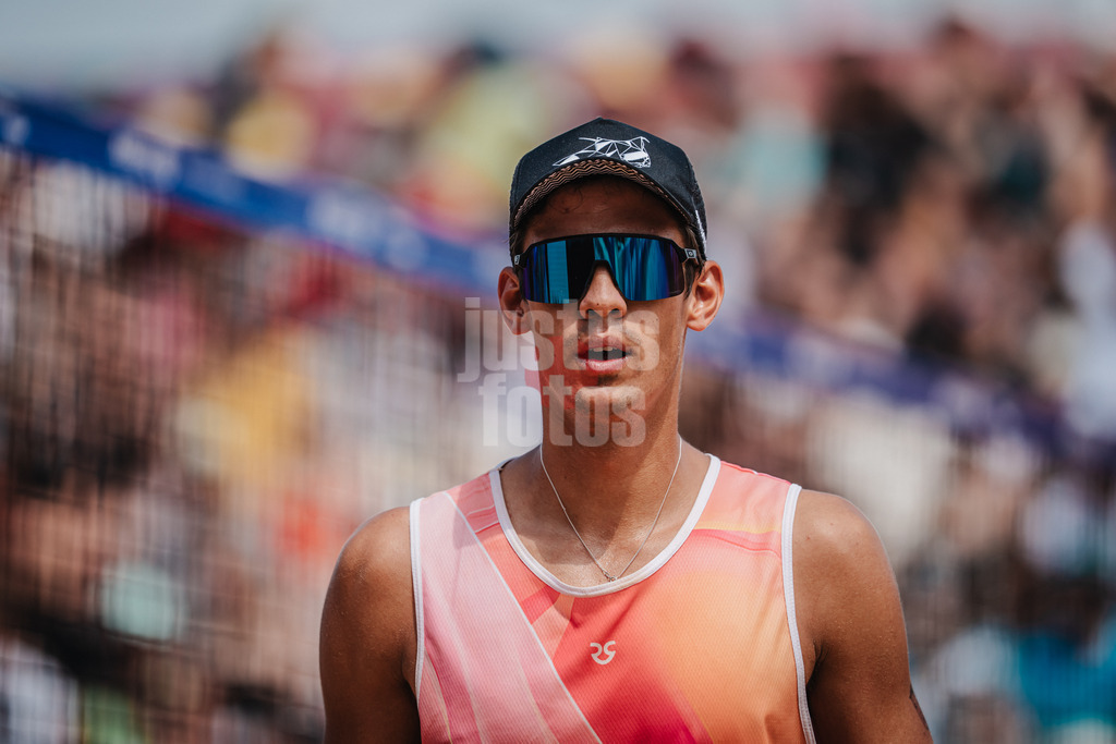 Beachvolleyball | Männer | Allianz German Beach Tour 2025 | Tourstop München | 06.07.2025 | Valentin Schneckenburger Portrait