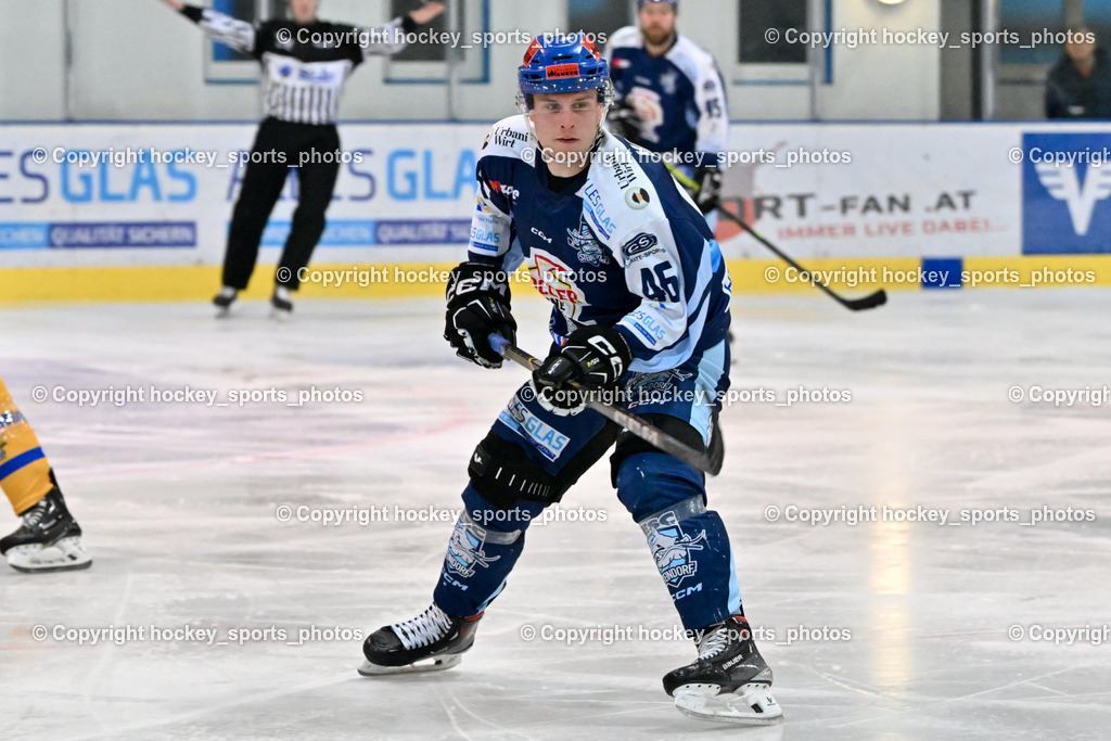 ESC Steindorf vs. EHC Althofen | #46 Maurer Julian ESC Steindorf, ESC Steindorf vs. EHC Althofen, ESC Steindorf vs. EHC Alhofen am 03.03.2024 in Steindorf (Ossiachersee Halle), Austria, (Photo by Bernd Stefan)