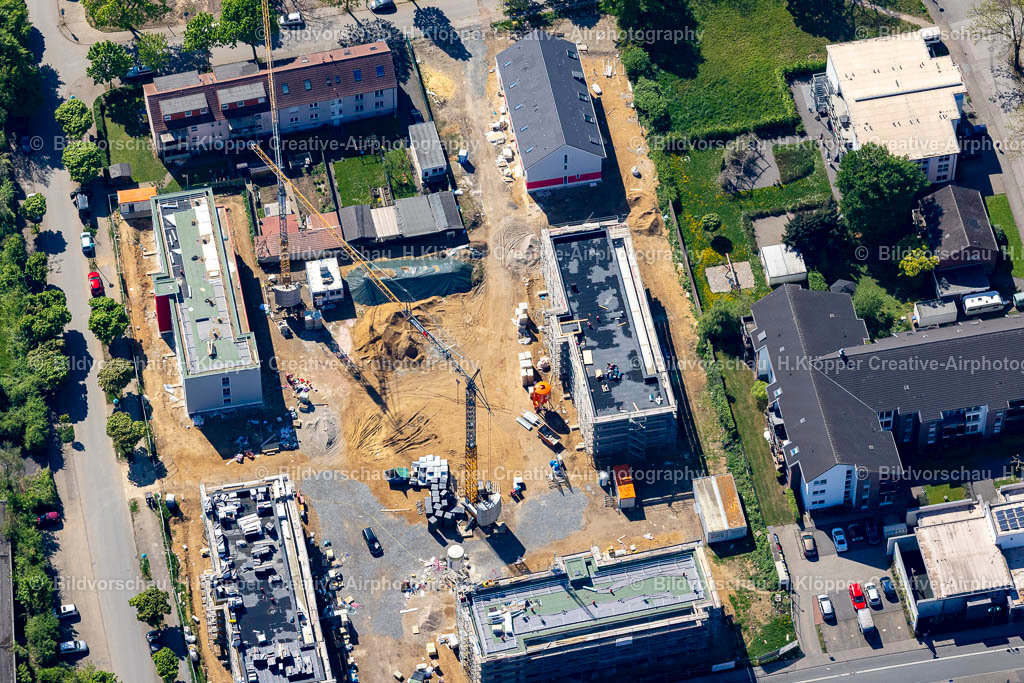 Luftbilder Duisburg Walsum-0649 | Luftbildfotografie Neubau einer Mehrfamilienhausiedlung in Duisburg Walsum Frankenstr. Kreuzung Franz-Lenze-Platz - Realisiert mit Pictrs.com
