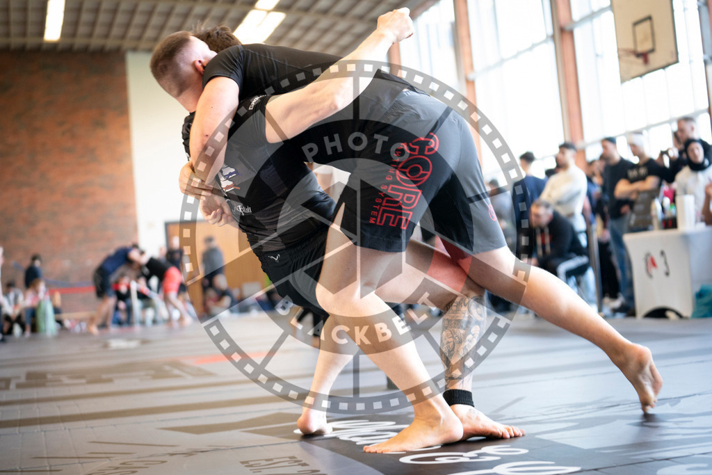 20240309PBB6875 | Fighters compete during the International Luta Livre (ILLCS) Spring Championship in Hannover, Germany, on March 9, 2024.