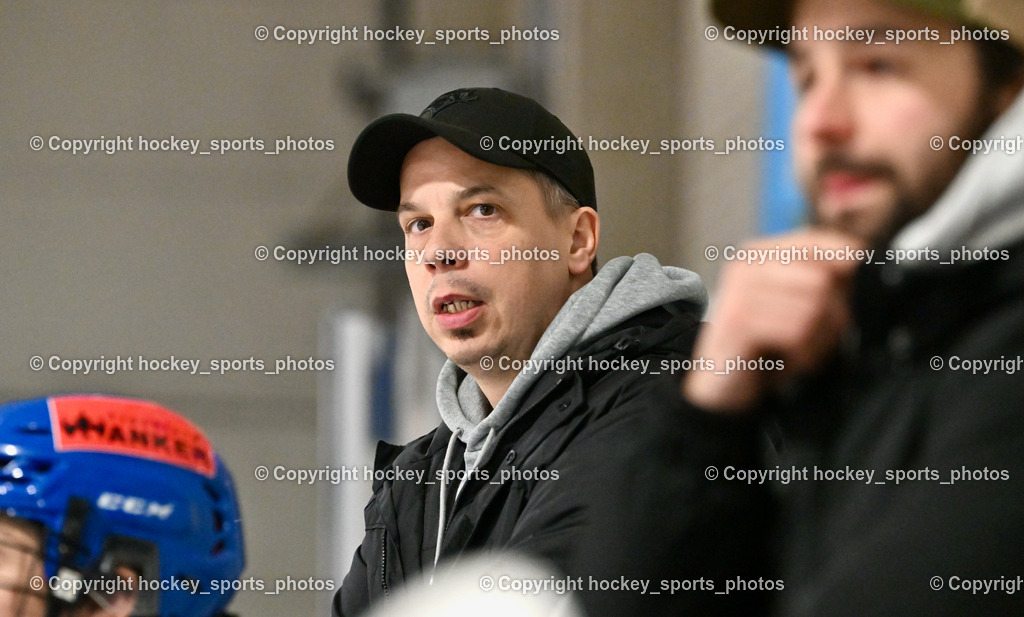 ESC Steindorf vs. EC Hornets Spittal 20.2.2024 | Headcoach ESC Steindorf MAYER Michael, ESC Steindorf vs. EC Hornets Spittal 20.2.2024, ESC Steindorf vs. EC Hornets Spittal 20.2.2024 am 20.02.2024 in Steindorf (Ossiachersee Halle), Austria, (Photo by Bernd Stefan)