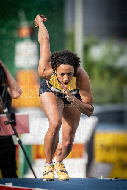 61. Internationales Pfingstsportfest; Rehlingen-Siersburg, 24.05.2026 | REHLINGEN , GERMANY - MAY 24: Malaika Mihambo (GER/LG Kurpfalz) during the 61. Internationales Pfingstsportfest on 24.05.2026 at the  Bungertstadion in Rehlingen-Siersburg (Saarland / Deutschland).