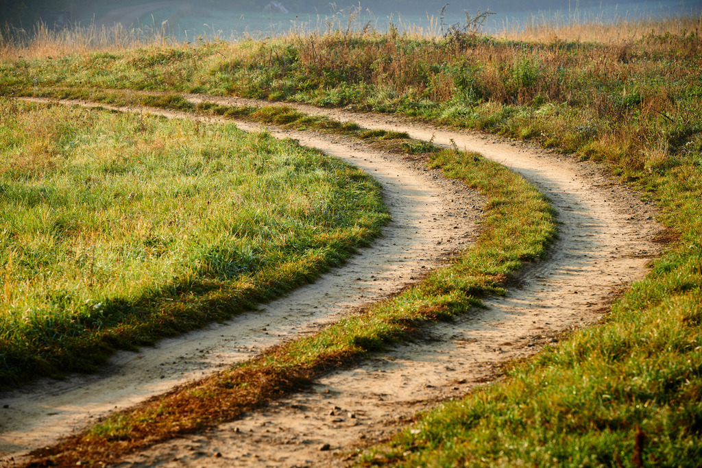 Weg durch den Weinberg | Falkenstein, Austria - October 26, 2015: Kurviger Weg durch den Weinberg. - Realisiert mit Pictrs.com