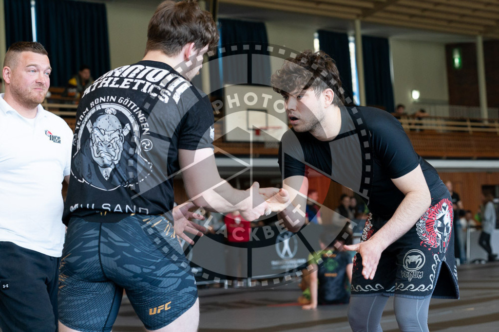 20250329PBB0513 | Fighters compete during the International Luta Livre (ILLCS) Germany IX Spring 2025 Competition spring on March 29, 2025 in Hannover, Germany.© Chiara Dazi