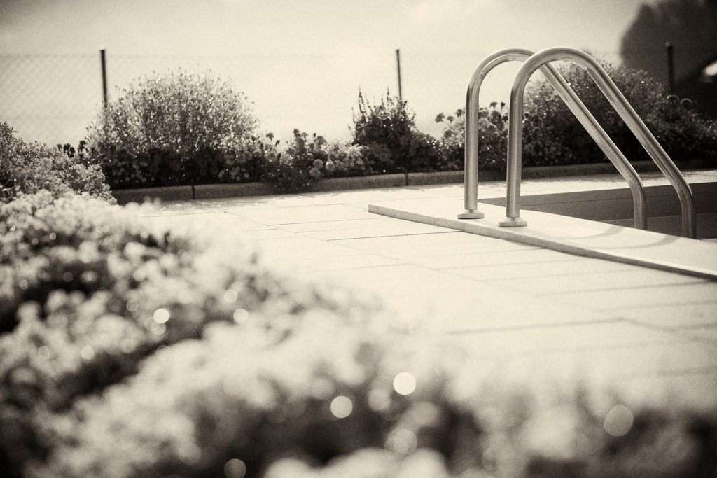 Schwimmbad Schwarzenberg | Schwarzenberg, Austria - August 06, 2014: Schwimmbad Schwarzenberg. - Realisiert mit Pictrs.com