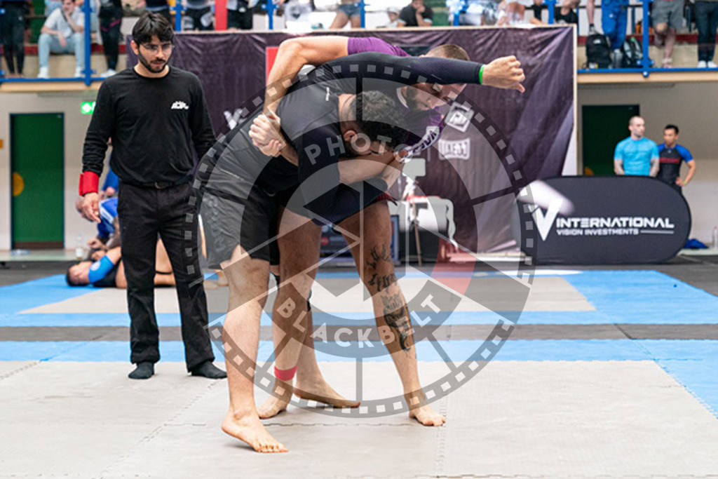 20230826PBB56725 | Fighters compete during the AJP INTLPRO BJJ and grappling competition in Hamburg, Germany, on August 26 2023.