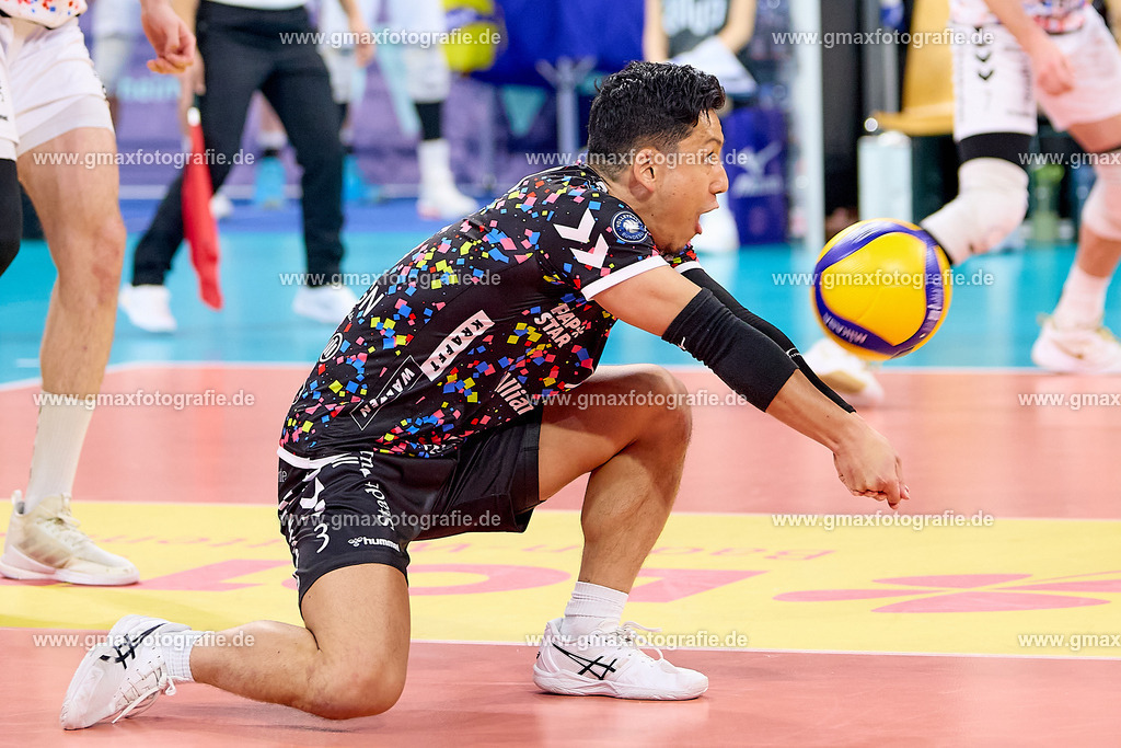 GER, BERLIN RECYCLING Volleys - SWD powervolleys Dueren, Volleyball, DVV-Pokalfinale Maenner 2025, 02.03.25 | GER, BERLIN RECYCLING Volleys - SWD powervolleys Dueren, Volleyball, DVV-Pokalfinale Maenner 2025, 02.03.25Foto: Gerald Oelze-de Stoppany