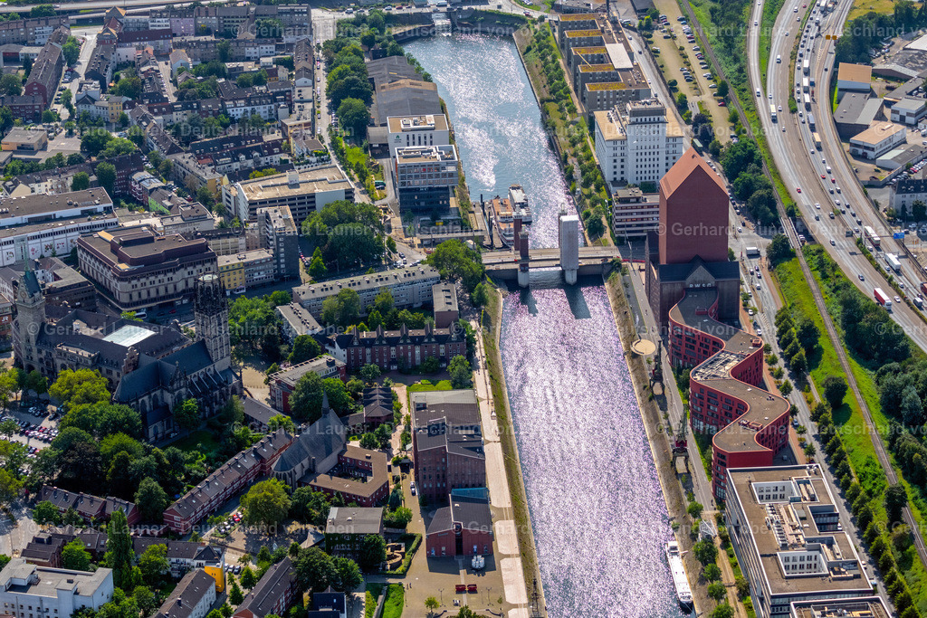 4049758 | Schwanentorbrücke, Innenhafen Duisburg