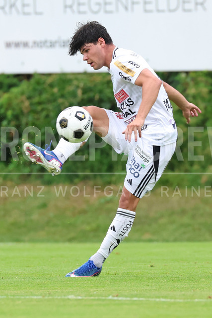 Friendly Match: SC Weiz vs TSV Hartberg in Weiz | Weiz, AUSTRIA, 01.JUL.26 - SOCCER - ADMIRAL Bundesliga, SC Weiz vs TSV Hartberg, test match. The image shows Luca Pazourek (Harberg).